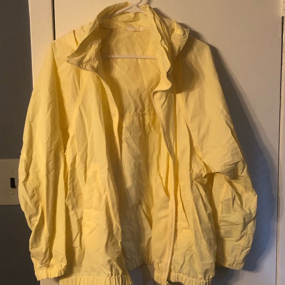 Uniqlo yellow windbreaker